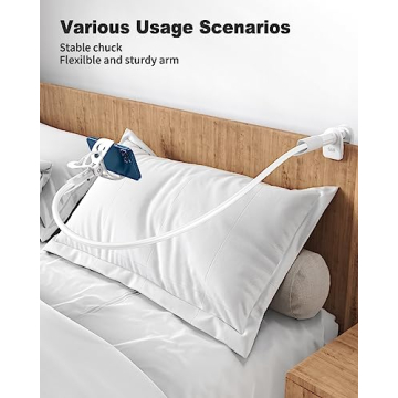 SAIJI Gooseneck Phone Holder Flexible Hands-Free Mount