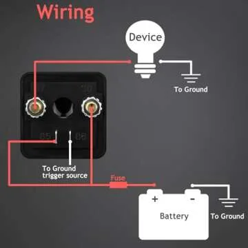 Hamolar 120A 12V DC Starter Relay Switch for Vehicles