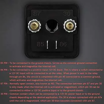 Hamolar 120A 12V DC Starter Relay Switch for Vehicles