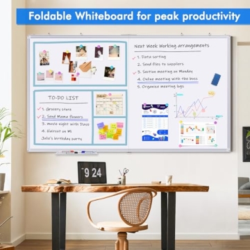 72x40 Magnetic Whiteboard for Home & Office Use