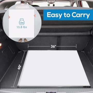 72x40 Magnetic Whiteboard for Home & Office Use