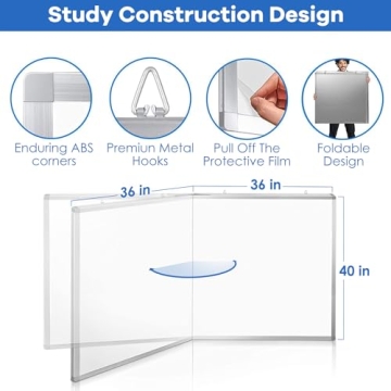 72x40 Magnetic Whiteboard for Home & Office Use