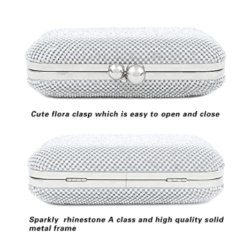 topfive Rhinestones Clutch Evening Bag for Women