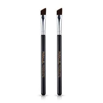 Parallel Products - The BROW Brush - (2 Pack) Premium Angled Eyebrow Brush for Powder, Henna, Cream, Tint, Makeup, Gel, Lamination and Wax