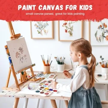 Simetufy 36 Pack 8x10 Inch Blank Canvas Boards for Painting