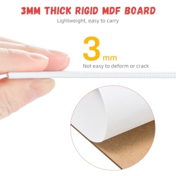 Simetufy 36 Pack 8x10 Inch Blank Canvas Boards for Painting