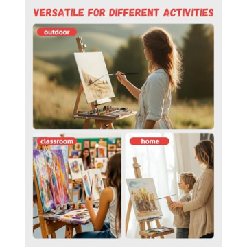 Simetufy 36 Pack 8x10 Inch Blank Canvas Boards for Painting