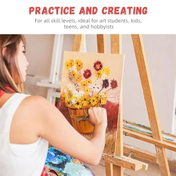 Simetufy 36 Pack 8x10 Inch Blank Canvas Boards for Painting