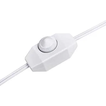 Amazon Basics Natural Himalayan Salt Lamp, Wood Base with Dimmer Switch - Crystal Pink, 5-7 pounds