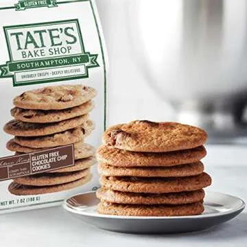 Tate's Bake Shop Gluten Free Chocolate Chip Cookies, Gluten Free Cookies, 4 - 7 oz Bags