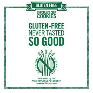 Tate's Bake Shop Gluten Free Chocolate Chip Cookies, Gluten Free Cookies, 4 - 7 oz Bags