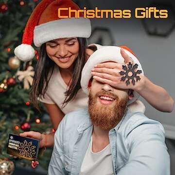 Snowflake Multitool Gifts for Men 20-in-1 Mini Tools Christmas Stocking Stuffers for Men Women Adult...