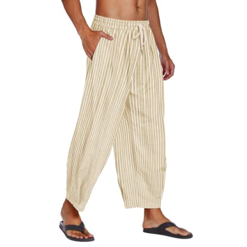 Comfortable COOFANDY Men's Harem Pants for Casual Wear