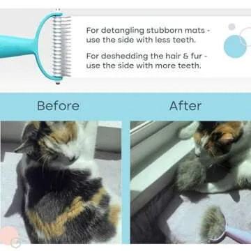 Uproot Clean Undercoat Rake - Versatile Grooming Tool for Pets