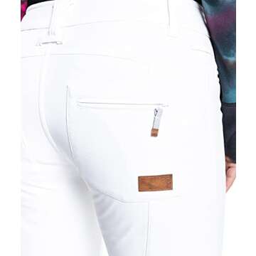 Roxy Women's Stylish High Snow Pants for Winter Sports