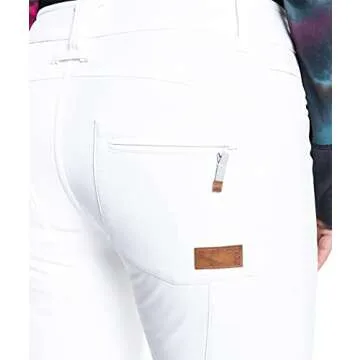 Roxy Women's Stylish High Snow Pants for Winter Sports