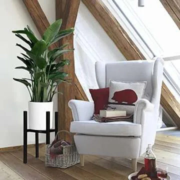 FORUP Adjustable Plant Stand – Modern Metal Display Holder