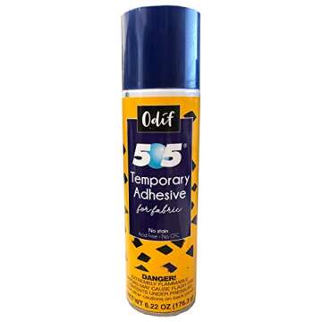 Odif 505 Temporary Fabric Adhesive - Easy Basting & Crafting