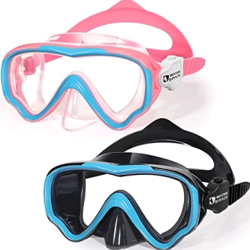 Water Space 2 Packs Kids Swimming Goggles - Anti Fog & No Leak