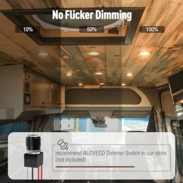 ALOVECO Dimmable LED RV Lights for Ultimate Comfort