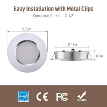 ALOVECO Dimmable LED RV Lights for Ultimate Comfort