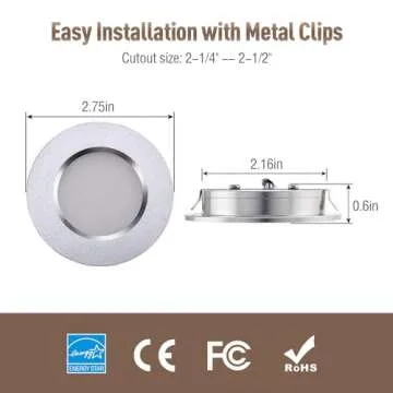 ALOVECO Dimmable LED RV Lights for Ultimate Comfort