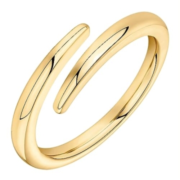 Elegant PAVOI Open Twist Eternity Band for Daily Wear