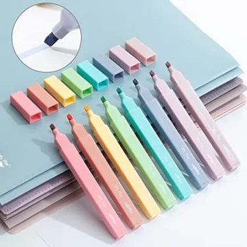 Mr. Pen Aesthetic Highlighters Set - 8 Cute Pastel Colors