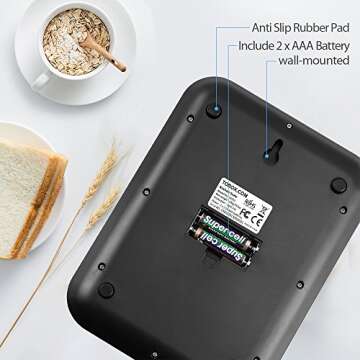 TOBOX Digital Kitchen Scale: Precision for Cooking & Baking