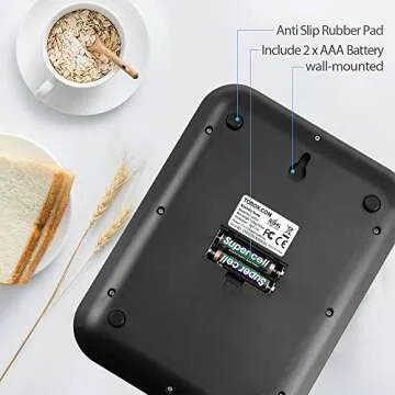 TOBOX Digital Kitchen Scale: Precision for Cooking & Baking