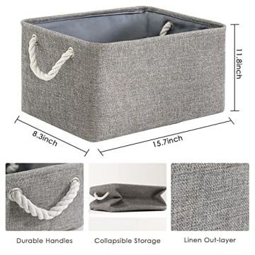 TheWarmHome Large Storage Bins for Stylish Home Organization