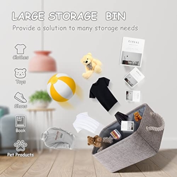 TheWarmHome Large Storage Bins for Stylish Home Organization