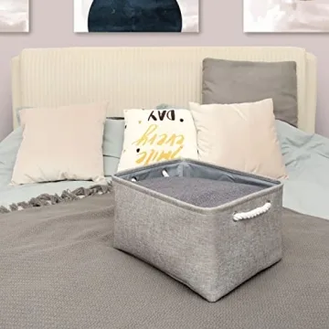 TheWarmHome Large Storage Bins for Stylish Home Organization