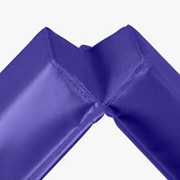 We Sell Mats 9 ft Folding Foam Balance Beam Bar, Portable Gymnastics Equipment for Gymnast, Children or Cheerleaders, Purple
