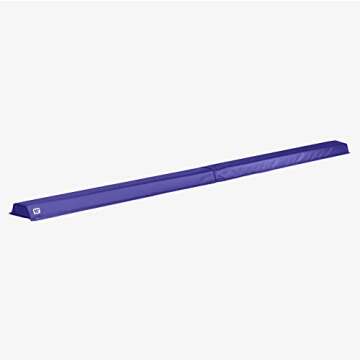 We Sell Mats 9 ft Folding Foam Balance Beam Bar, Portable Gymnastics Equipment for Gymnast, Children or Cheerleaders, Purple