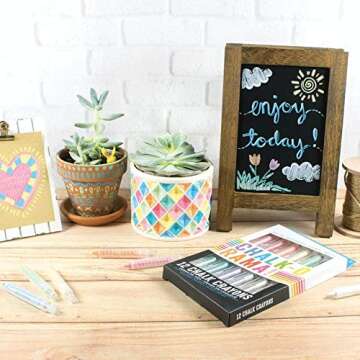 Ooly Chalk-O-Rama, Set of 12 Chalk Crayons