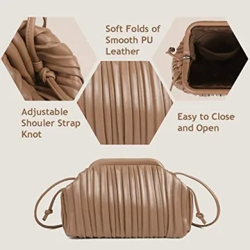 Stylish GLITZALL Clutch Purse for Women, Cloud Handbag