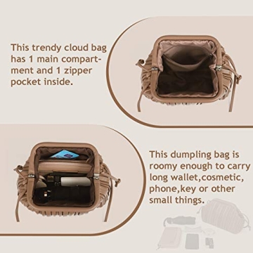 Stylish GLITZALL Clutch Purse for Women, Cloud Handbag