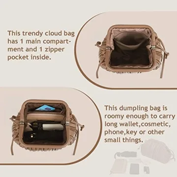 Stylish GLITZALL Clutch Purse for Women, Cloud Handbag