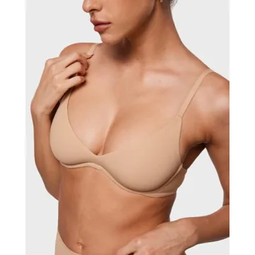 INLYRIC Women's Inbarely Plus Plunge Bra - Unlined Underwire