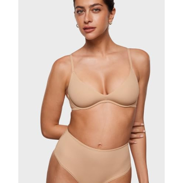 INLYRIC Women's Inbarely Plus Plunge Bra - Unlined Underwire