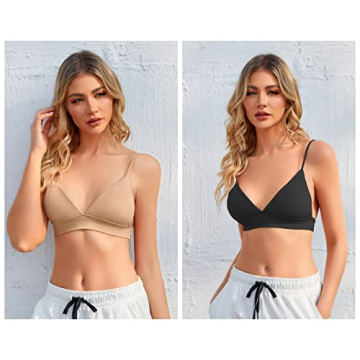 Comfortable INIBUD Bralette for Women - Triangle Cups & Padded