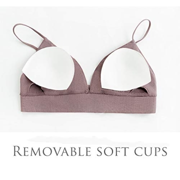 Comfortable INIBUD Bralette for Women - Triangle Cups & Padded