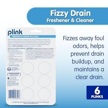 Plink Fizzy Drain Freshener, Eliminates Odors in Your Home