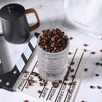 Amzcku Vintage Highball Glasses Set Elegant Durable Dishwasher Safe