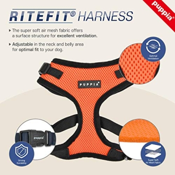 Puppia Authentic RiteFit Harness for Pets Comfort
