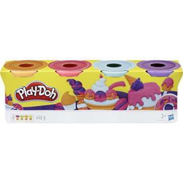 Play-Doh Classic Colors Wave- Purple,Blue, Pink, Orange