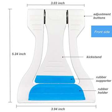 LABILUS Two Models Multi-Angle Adjustable Universal Portable & Foldable Cellphone Tablet Stand Holde...