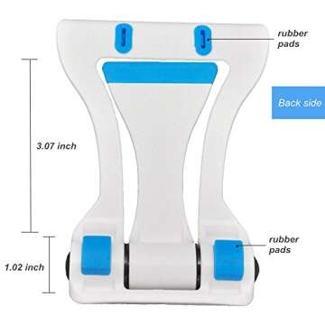 LABILUS Two Models Multi-Angle Adjustable Universal Portable & Foldable Cellphone Tablet Stand Holder Mount for iPhone ipad Galaxy Kindle Switch - Blue