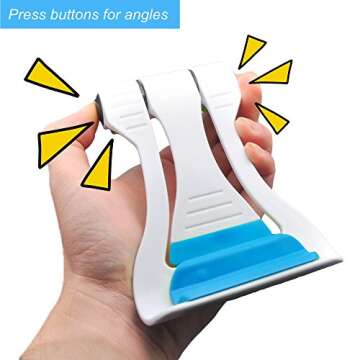 LABILUS Two Models Multi-Angle Adjustable Universal Portable & Foldable Cellphone Tablet Stand Holder Mount for iPhone ipad Galaxy Kindle Switch - Blue